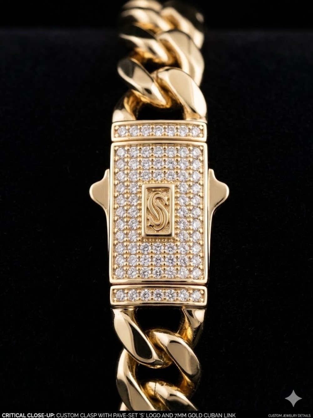 New 14K Gold Filled Cuban Link Necklace and Bracelet set - Picture 3 of 4